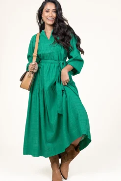 Best Stella Forest Cotton Mix Maxi Dress Ophelia | Green... | | Little Soho