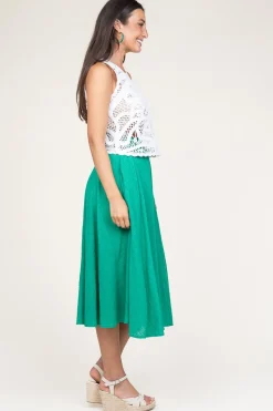 Cheap Stella Forest Cotton Mix With Midi Skirt Ophelia | Green... | | Little Soho