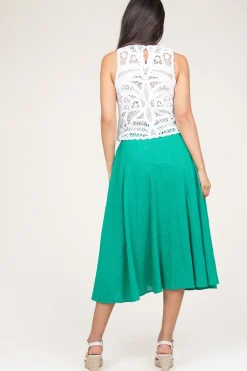 Cheap Stella Forest Cotton Mix With Midi Skirt Ophelia | Green... | | Little Soho