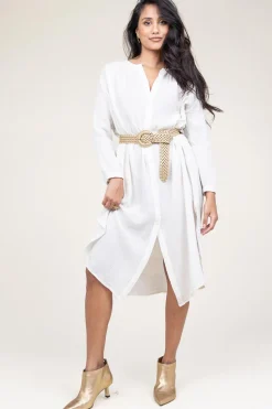 Cheap Louizon Cotton Mousseline Dress Nala | White... | | Little Soho