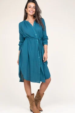 Sale Louizon Cotton Mousseline Dress Nala | Blue... | | Little Soho