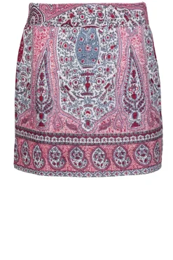 Cheap Antik Batik Cotton Paisley Print Skirt Tajar | Red... | | Little Soho