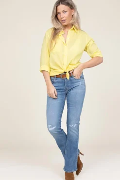 Discount Antik Batik Cotton Voile Blouse Anna | Yellow... | | Little Soho