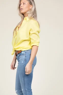 Discount Antik Batik Cotton Voile Blouse Anna | Yellow... | | Little Soho