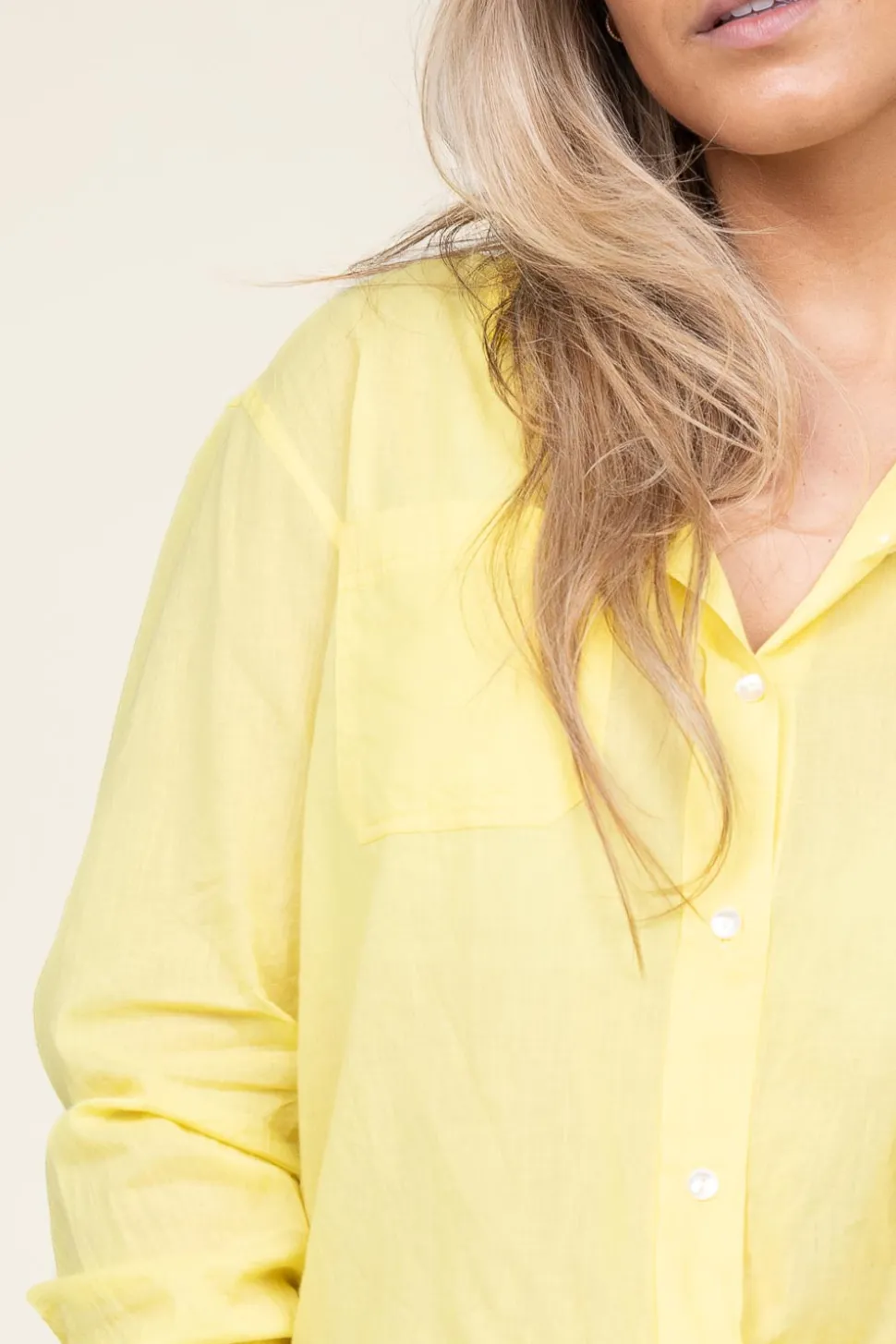 Discount Antik Batik Cotton Voile Blouse Anna | Yellow... | | Little Soho