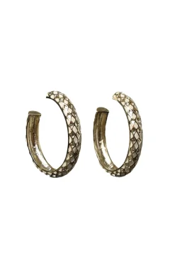 New Barong Barong Creoles Tric Trac Medium | Natural... | | Little Soho