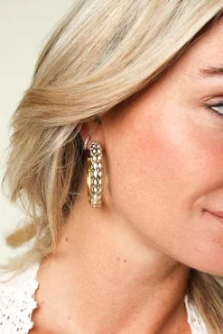 New Barong Barong Creoles Tric Trac Medium | Natural... | | Little Soho