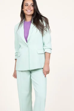 Hot Dante 6 Crepe Blazer Daya | Green... | | Little Soho