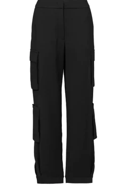 Fashion Twinset Crepe Cargo Pants Elena | Black... | | Little Soho