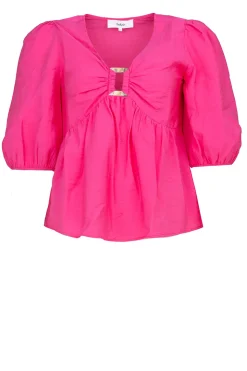 Best ba&sh Crepe Top Locky | Pink... | | Little Soho