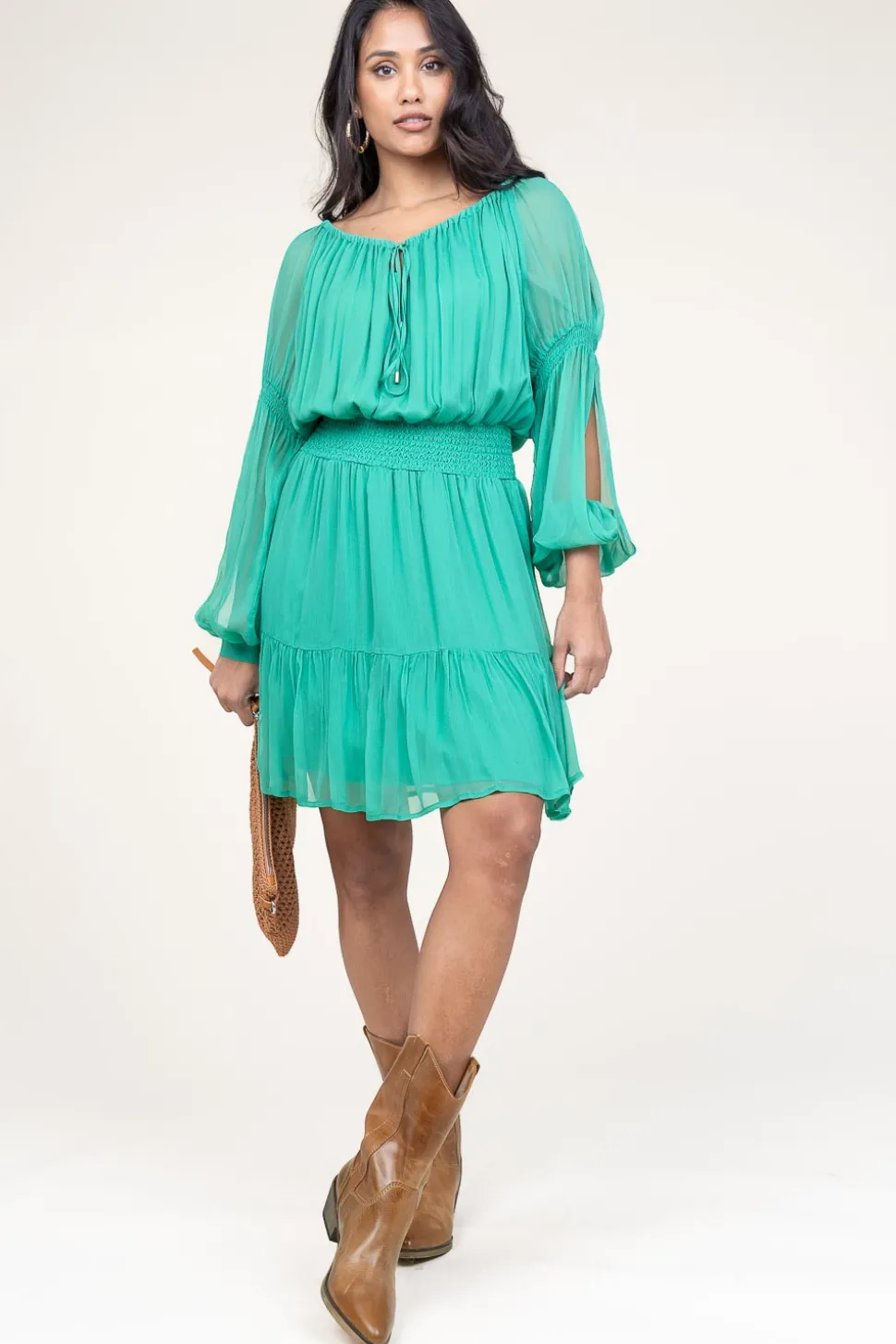 Best Liu Jo Crepe Transparant Dress Napola | Green... | | Little Soho