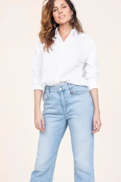 Cheap CC Heart Crispy Cotton Blouse Harper | White... | | Little Soho