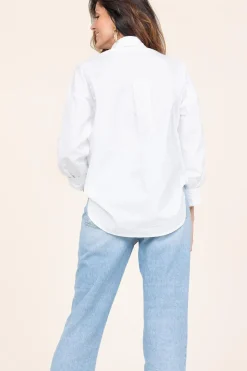 Cheap CC Heart Crispy Cotton Blouse Harper | White... | | Little Soho