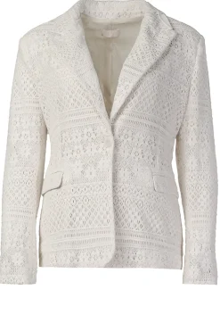 Online Liu Jo Crochet Blazer Bartolo | White... | | Little Soho