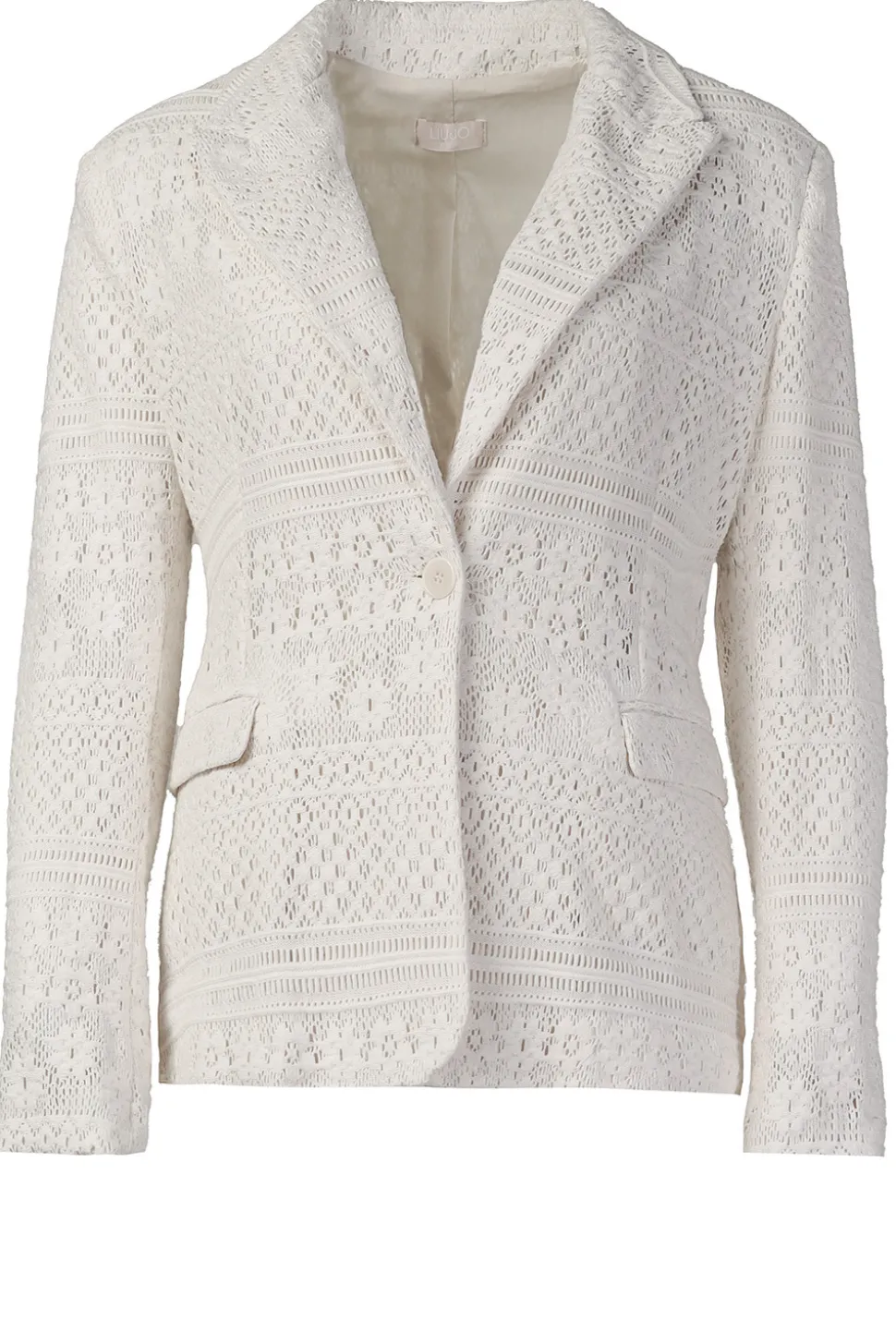 Online Liu Jo Crochet Blazer Bartolo | White... | | Little Soho