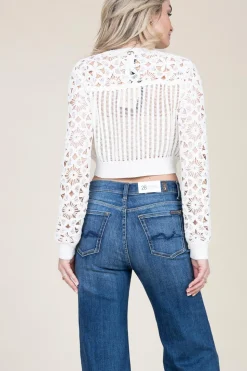 Outlet Twinset Crochet Cardigan Robin | Natural... | | Little Soho