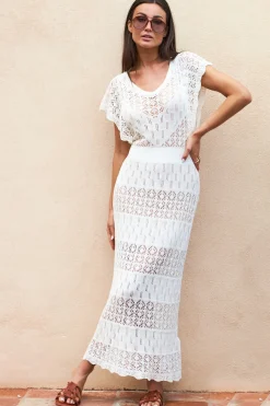 Clearance Liu Jo Crochet Dress With Slip Dress Florio | White... | | Little Soho