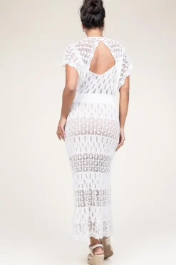 Clearance Liu Jo Crochet Dress With Slip Dress Florio | White... | | Little Soho