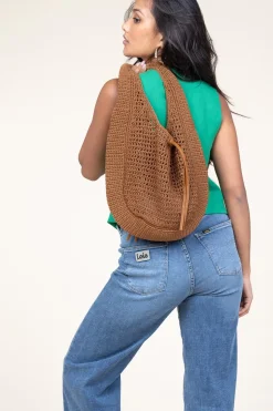 Discount Gianni Chiarini Crochet Shopper Euforia | Camel... | | Little Soho