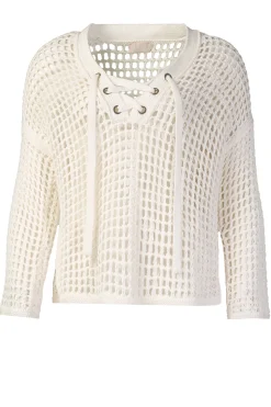 Discount Liu Jo Crochet Sweater Nubia | Natural... | | Little Soho
