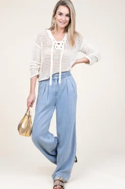 Discount Liu Jo Crochet Sweater Nubia | Natural... | | Little Soho