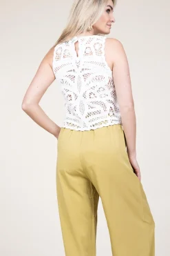 Store Berenice Crochet Top Taro | White... | | Little Soho
