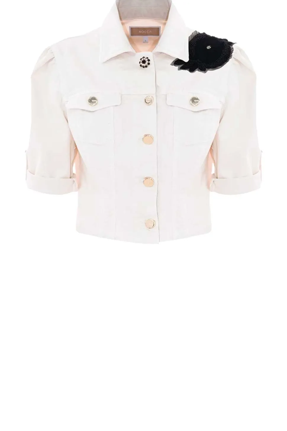 Sale Kocca Cropped Denim Jacket Bakari | Natural... | | Little Soho