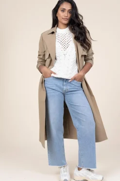 Cheap Dante 6 Cropped High-Waist Stretch Jeans Hay | Blue... | | Little Soho