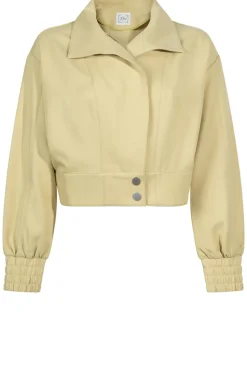 Discount Aaiko Cropped Jacket Vina | Yellow... | | Little Soho
