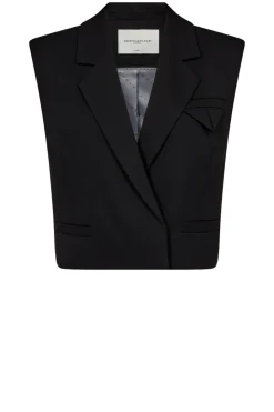 Best Copenhagen Muse Cropped Waistcoat Tailor | Black... | | Little Soho