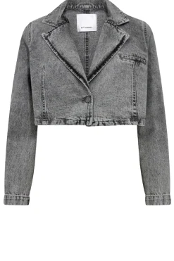 Fashion Co'Couture Denim Cropped Jacket Vika | Grijs... | | Little Soho