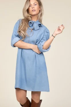 Sale Co'Couture Denim Dress With Bow Titus | Blue... | | Little Soho