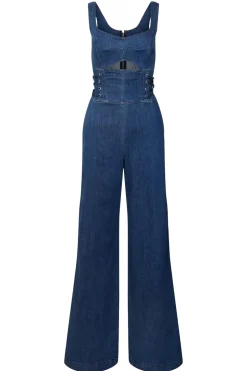 Best Liu Jo Denim Jumpsuit Lizrael | Blue... | | Little Soho