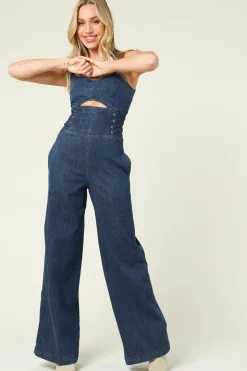 Best Liu Jo Denim Jumpsuit Lizrael | Blue... | | Little Soho