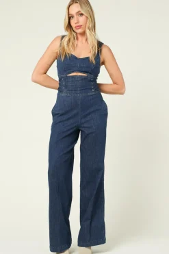 Best Liu Jo Denim Jumpsuit Lizrael | Blue... | | Little Soho