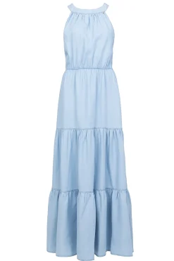 Best Kocca Denim Maxi Dress Ailenn | Blue... | | Little Soho