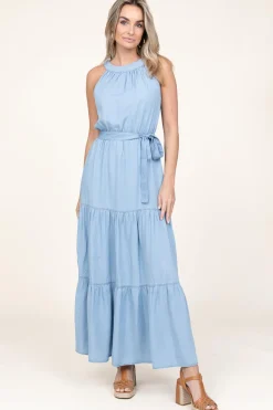 Best Kocca Denim Maxi Dress Ailenn | Blue... | | Little Soho
