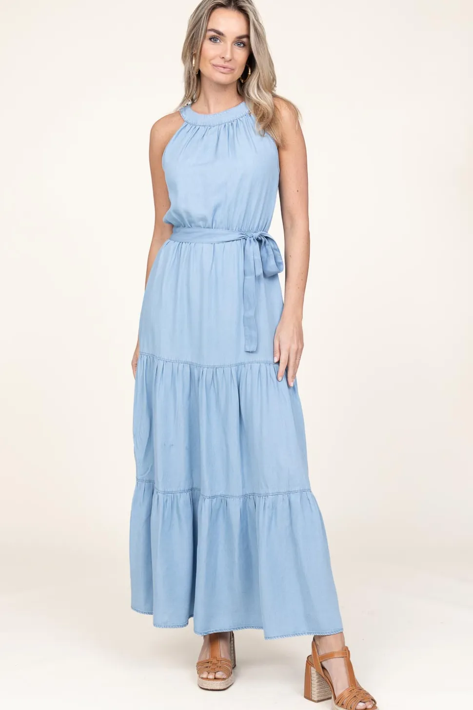 Best Kocca Denim Maxi Dress Ailenn | Blue... | | Little Soho