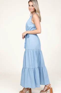 Best Kocca Denim Maxi Dress Ailenn | Blue... | | Little Soho
