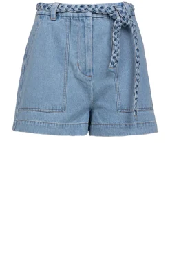 Best Berenice Denim Short Solare | Blue... | | Little Soho