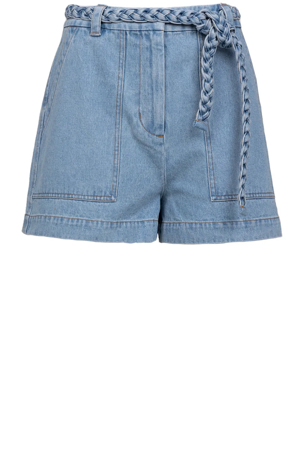 Best Berenice Denim Short Solare | Blue... | | Little Soho