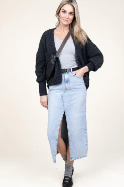 Best Sale Second Female Denim Skirt Dustine | Blue... | | Little Soho