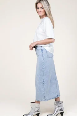 Best Sale Second Female Denim Skirt Dustine | Blue... | | Little Soho