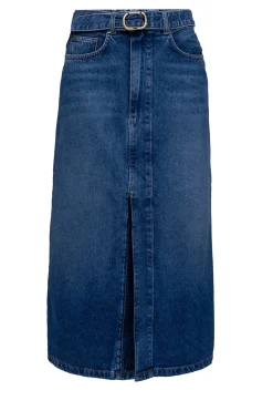 Outlet Twinset Denim Skirt Sonia | Blue... | | Little Soho