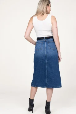 Outlet Twinset Denim Skirt Sonia | Blue... | | Little Soho
