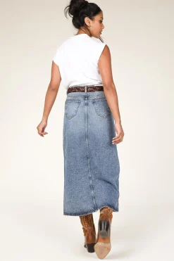 Discount Co'Couture Denim Skirt Vika | Blue... | | Little Soho