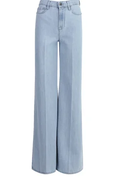 Best 45374 Denim Wide Leg Jeans Mumbai | Blue... | March23 | Little Soho