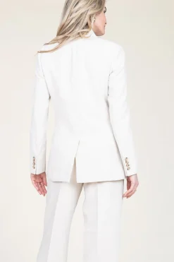 Outlet Second Female Double Breasted Blazer Evie | Natural... | | Little Soho