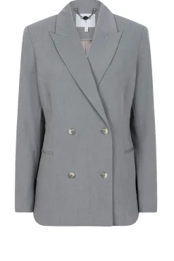 Cheap Dante 6 Double Breasted Blazer Frame | Grey... | | Little Soho