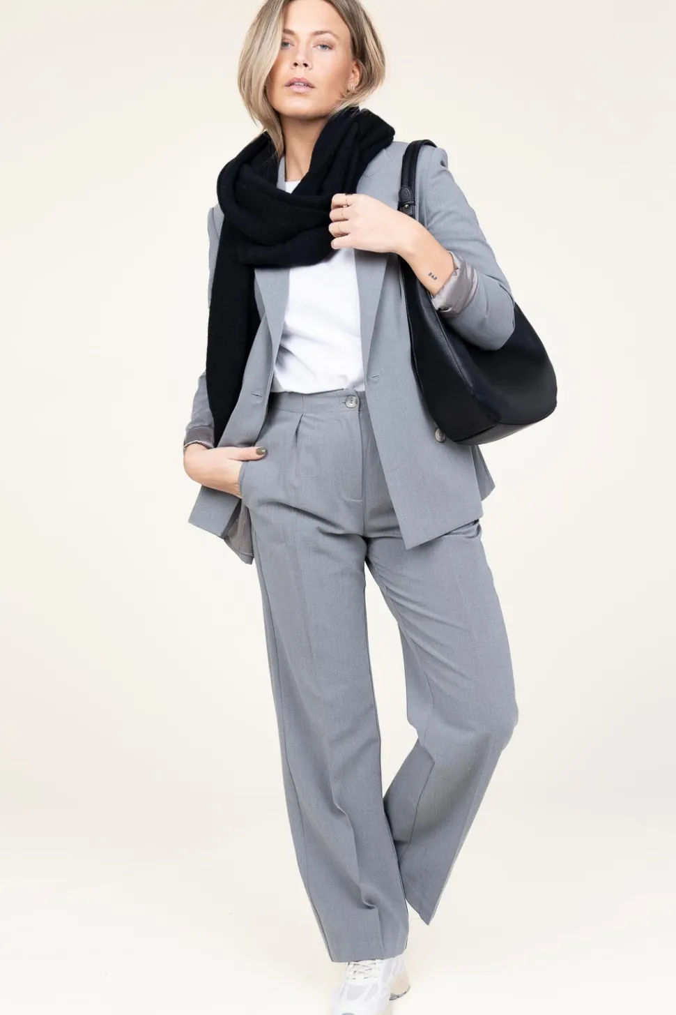 Cheap Dante 6 Double Breasted Blazer Frame | Grey... | | Little Soho